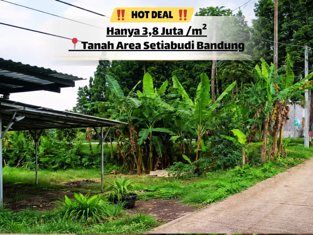 Tanah SHM 100m² Area Cihideung