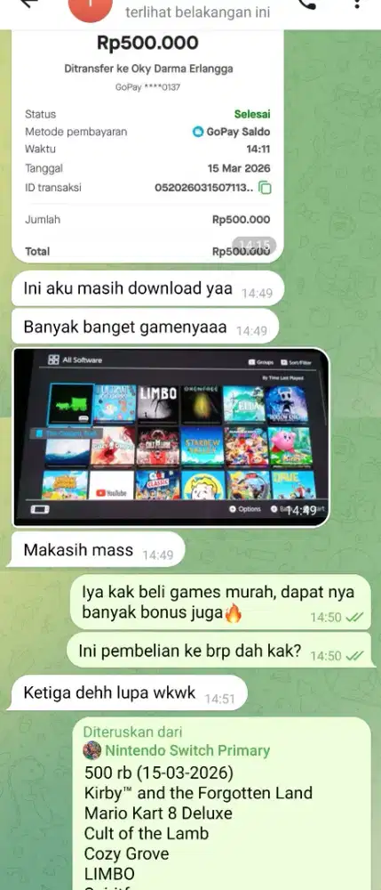 Promo Games OFW Nintendo Switch OLED V2 V1 LITE NS2