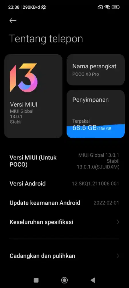 Jual Poco X3 Pro 8/256