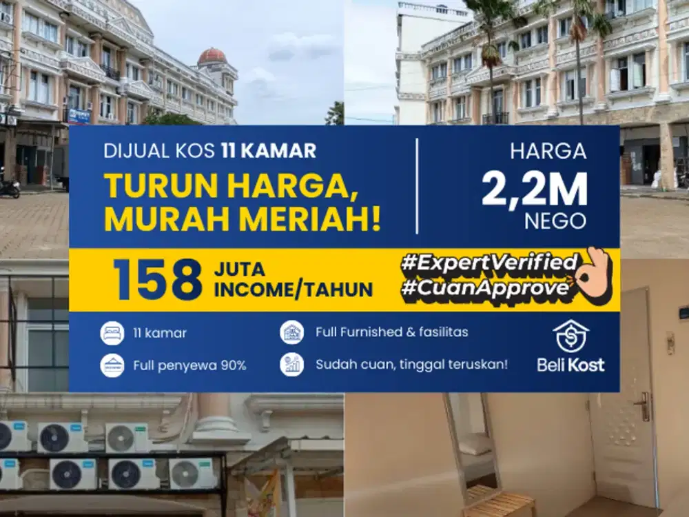 TURUN HARGA Kosan Full Penghuni Dekat Bandara SOETA Tangerang