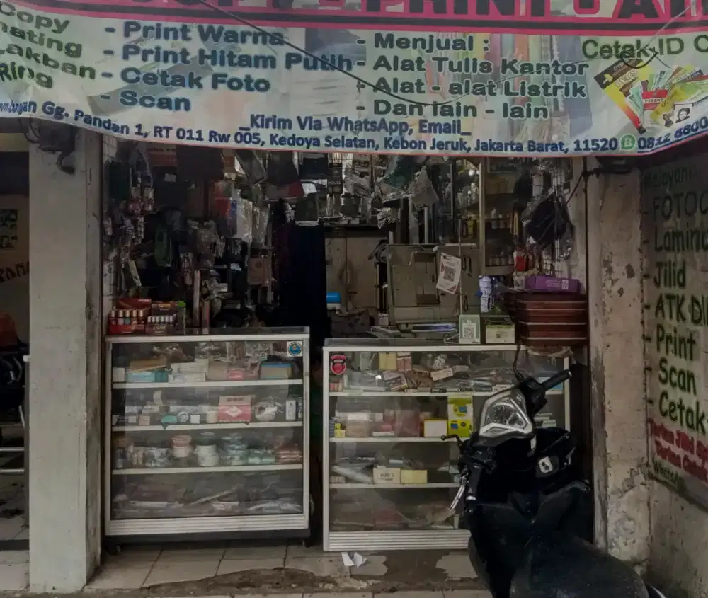 Isi Toko Foto Copy Borongan