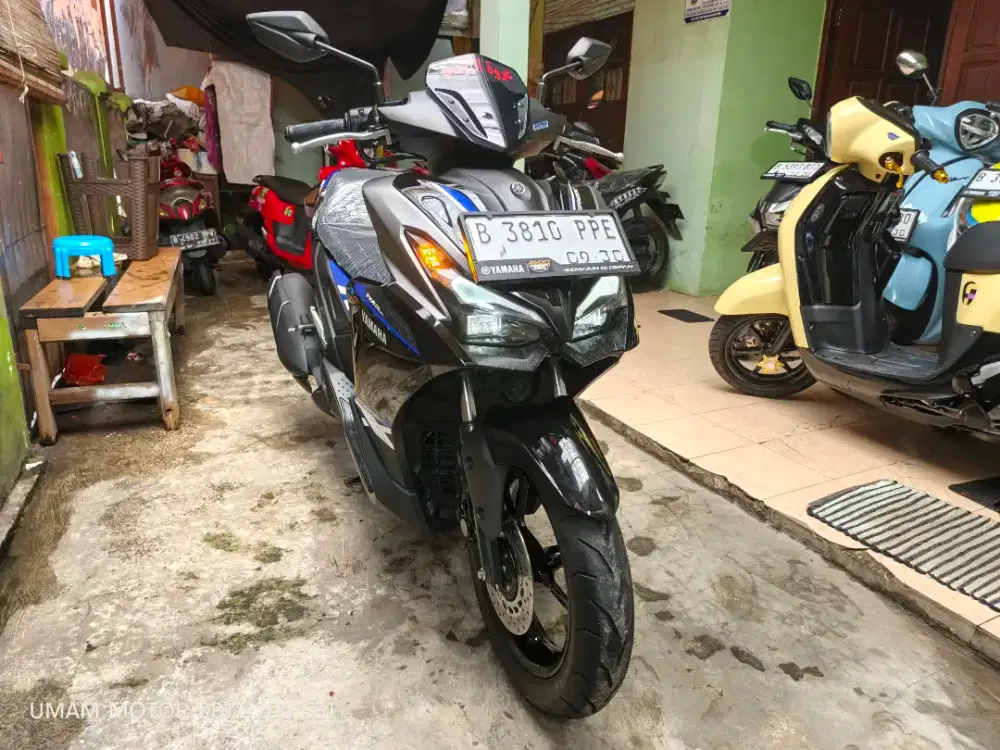 KM 3RB YAMAHA AEROX ALPHA 2025 BLN 9 BS TT 2024 DI CILEDUG ORI HRG PAS