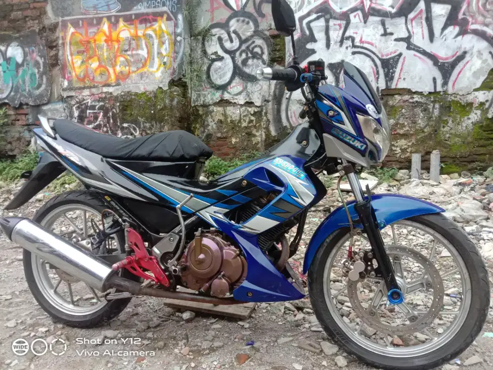 Suzuki Satria Fu Barong Biru Hitam 2009