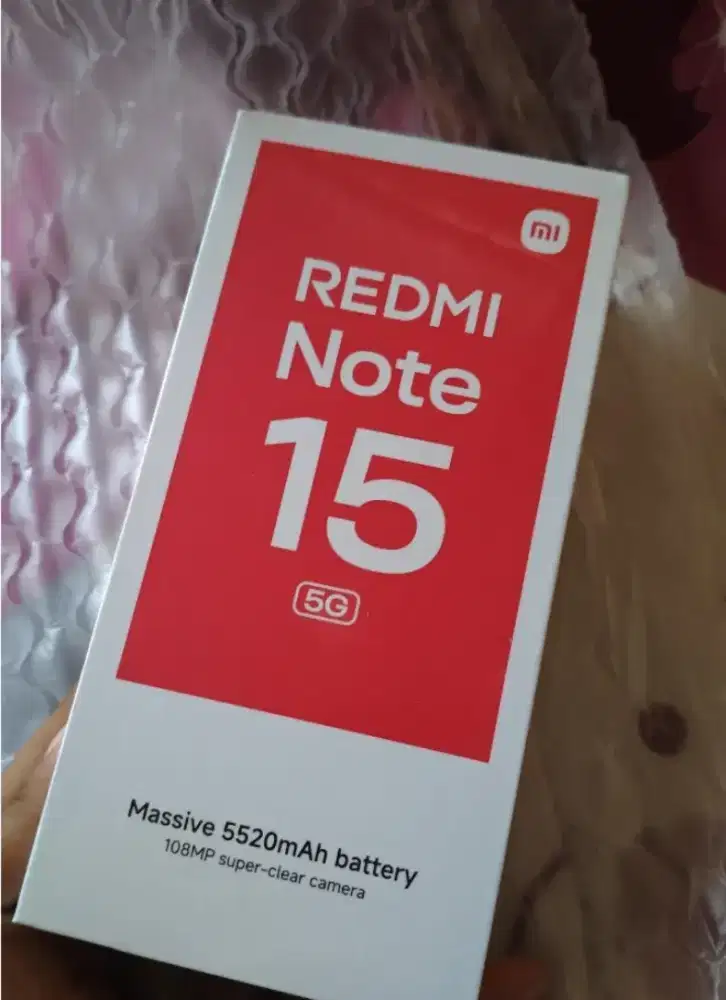 Murah New Redmi note 15 5G 8/256 & 12/512 grs resmi, bs TT