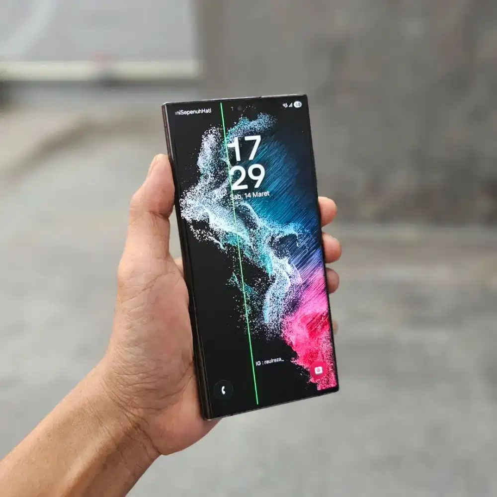 SAMSUNG GALAXY S22 ULTRA 5G SEIN 8/128 GB MINUS GARIS FUNGSI NORMAL