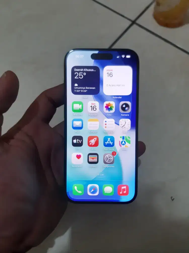 Iphone 15pro 128gb ibox resmi nego tipis