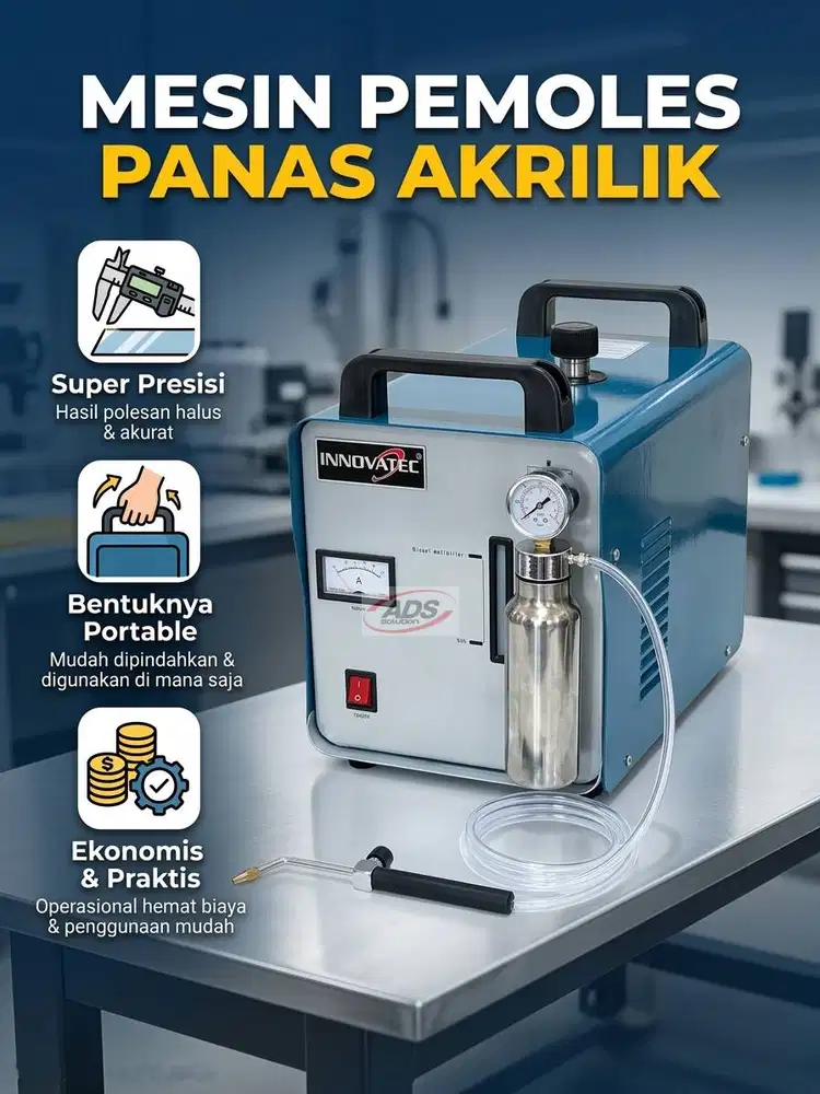 MESIN PEMOLES PANAS AKRILIK / MESIN GENERATOR HIDROGEN PEMOLES KRISTAL