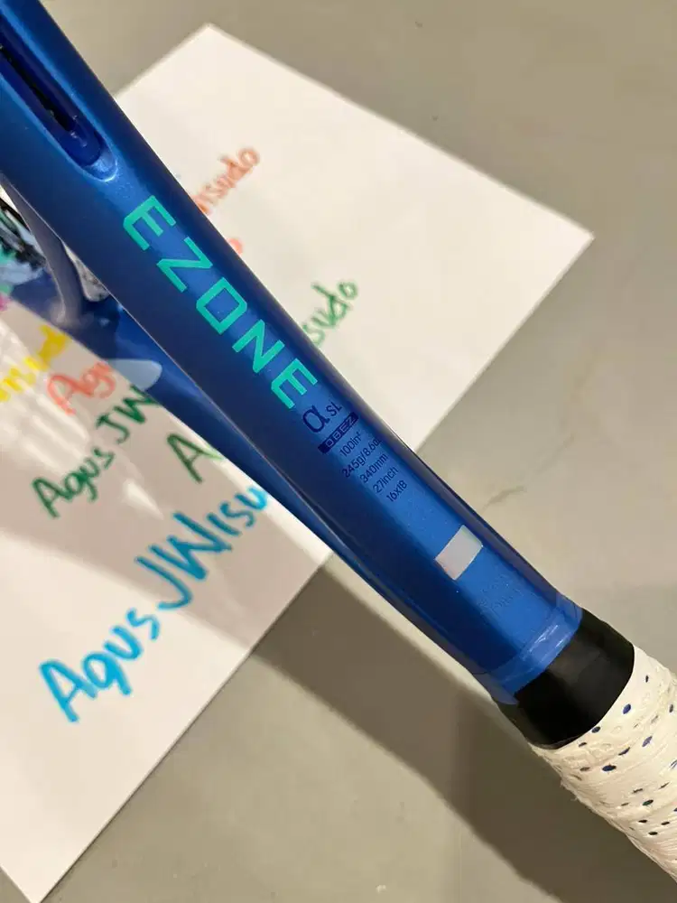 Yonex EZONE ALPHA SL Blast Blue 2025 tag raket tenis racket tennis