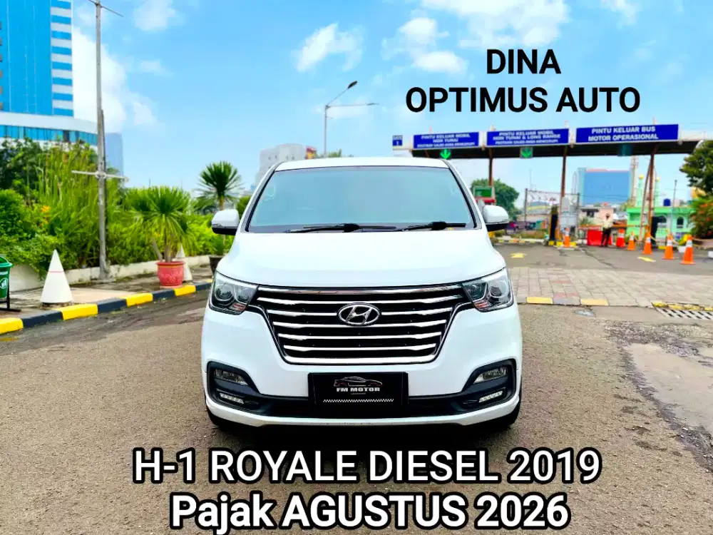 Hyundai H-1 Royale Diesel 2019 AT 2.5, Low KM, Pajak Panjang