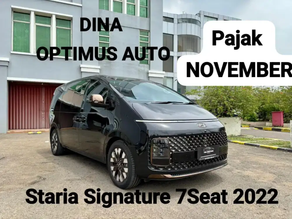 Hyundai Staria Signature 7Seat DIESEL 2022 AT,Low Km,HARGA TERMURAH