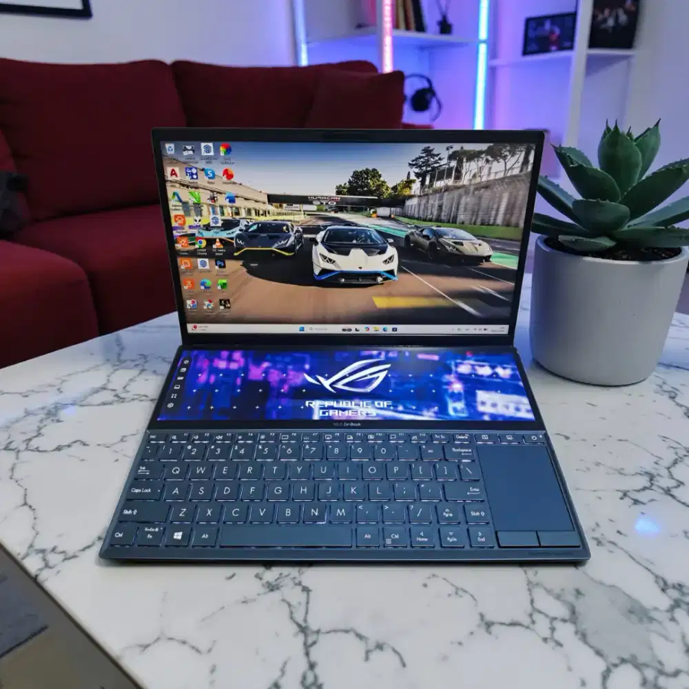 ASUS ZENBOOK DUO FLY UX481FLY -308[Ram 16GB+SSD1TB+DUAL VGA+DUALSCREEN