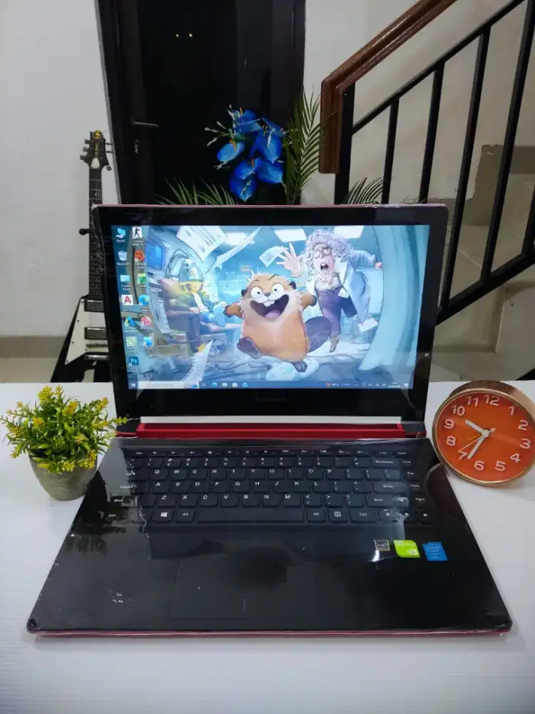LENOVO FLEX merah A0CN21 SLIM TOUCHSCREEN [RAM 8GB + SSD + VGA NVIDIA
