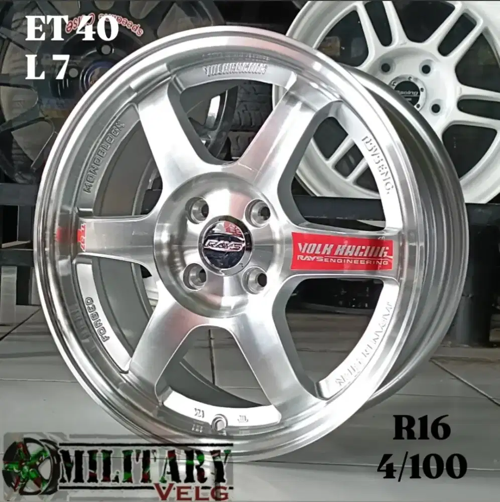 Rays TE37 SL R16 Polish, Hyperblack, Silver