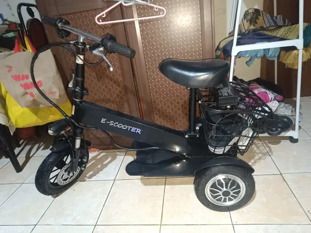 jual sepeda listrik roda 3 atau scooter listrik