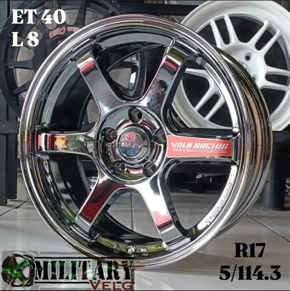 Rays TE37 SL R17 Blackchrome