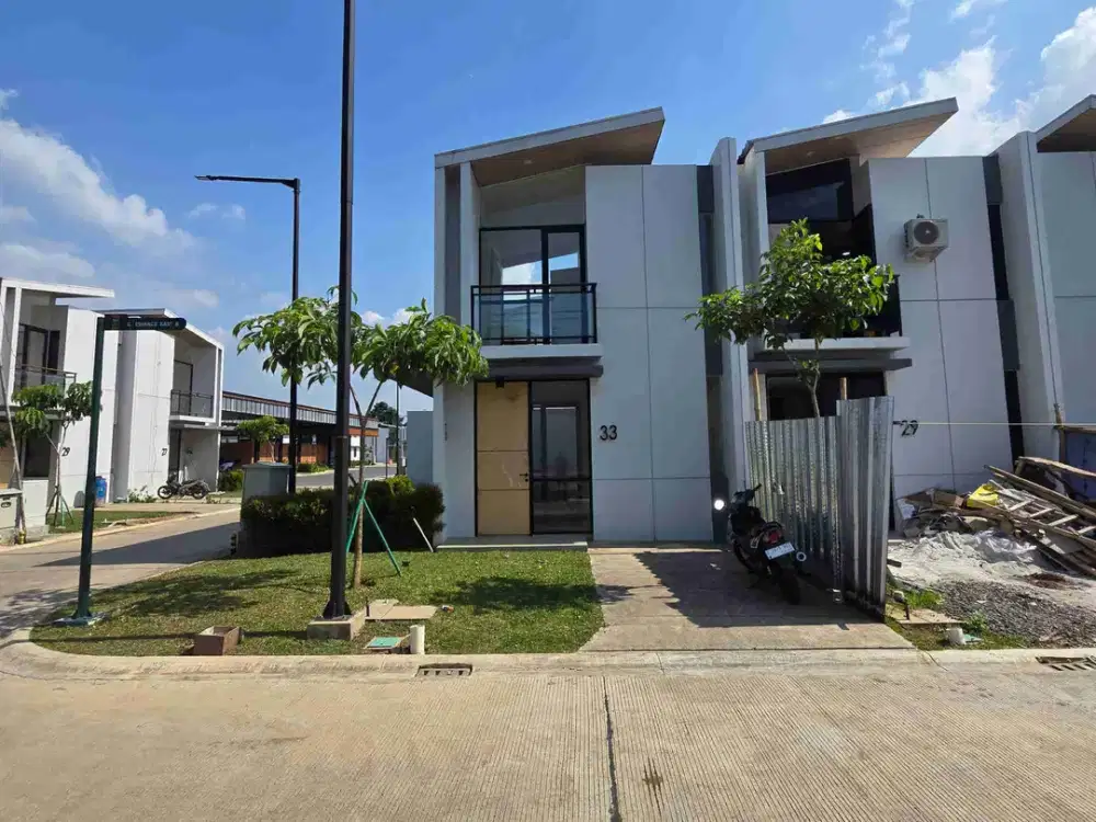 Rumah SIAP HUNI Cendana Botanic Tipe HOEK Nempel Gading Serpong - BSD