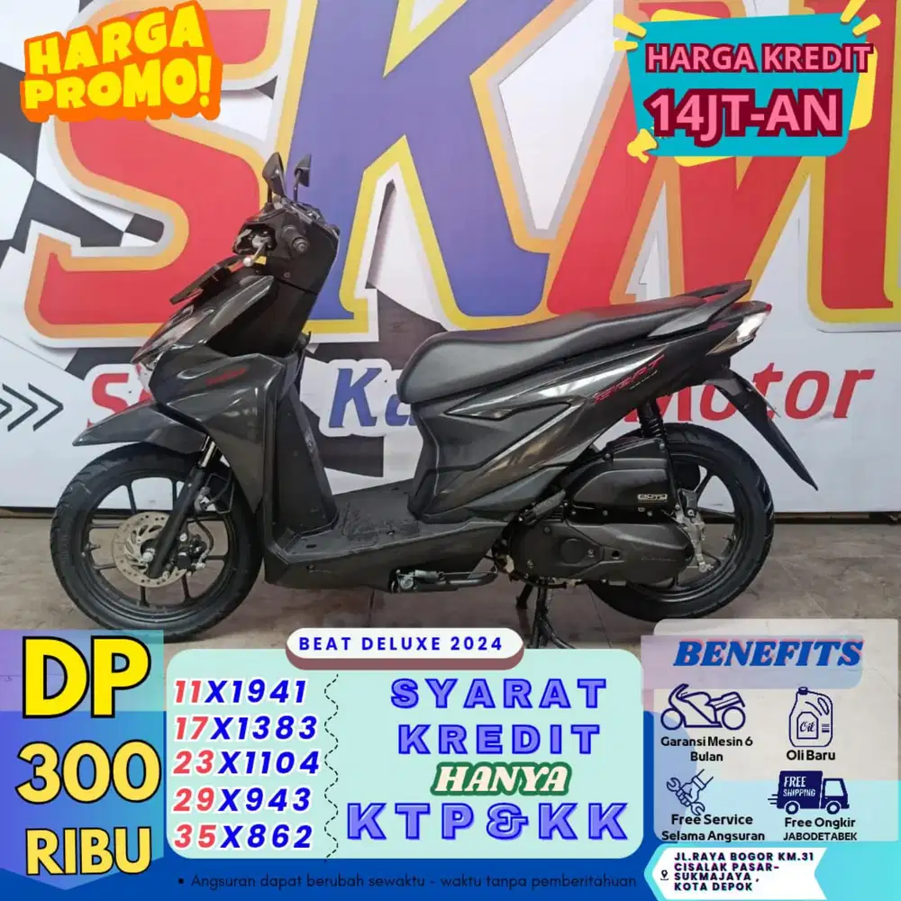 (proses kilat DP 500 bisa bwa plng MTR) beat 2024 cash credt