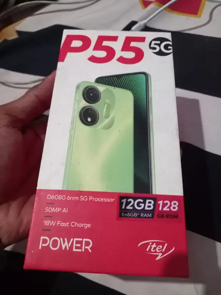 Itel P55 5G 6/128 normal lancar