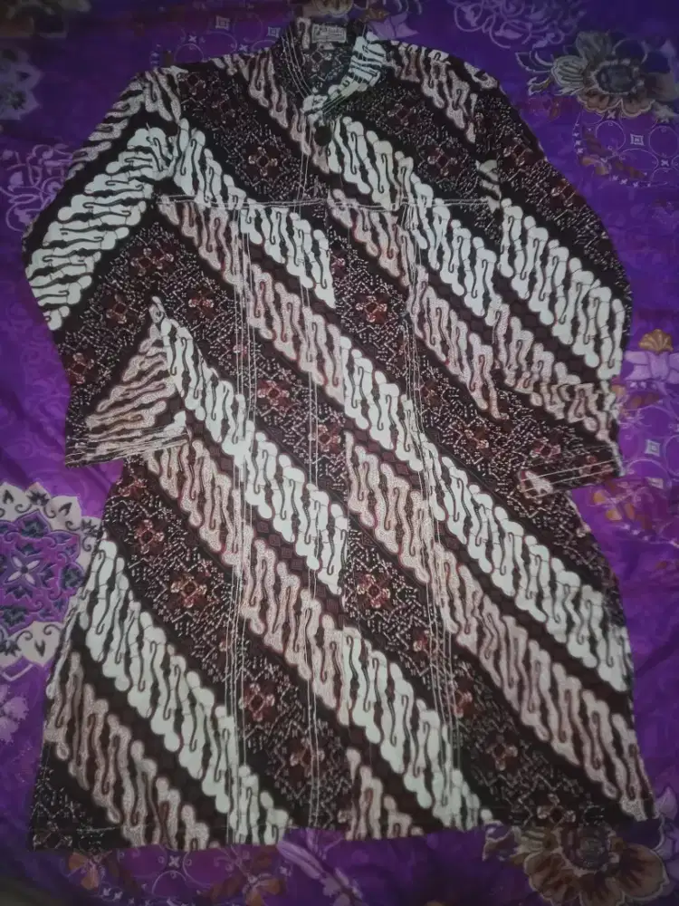 Preloved kemeja tunik batik