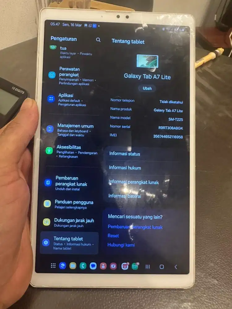 Samsung tab A7 lite