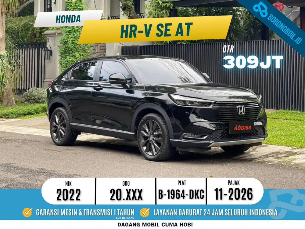 Honda HRV SE 2022 AT HITAM