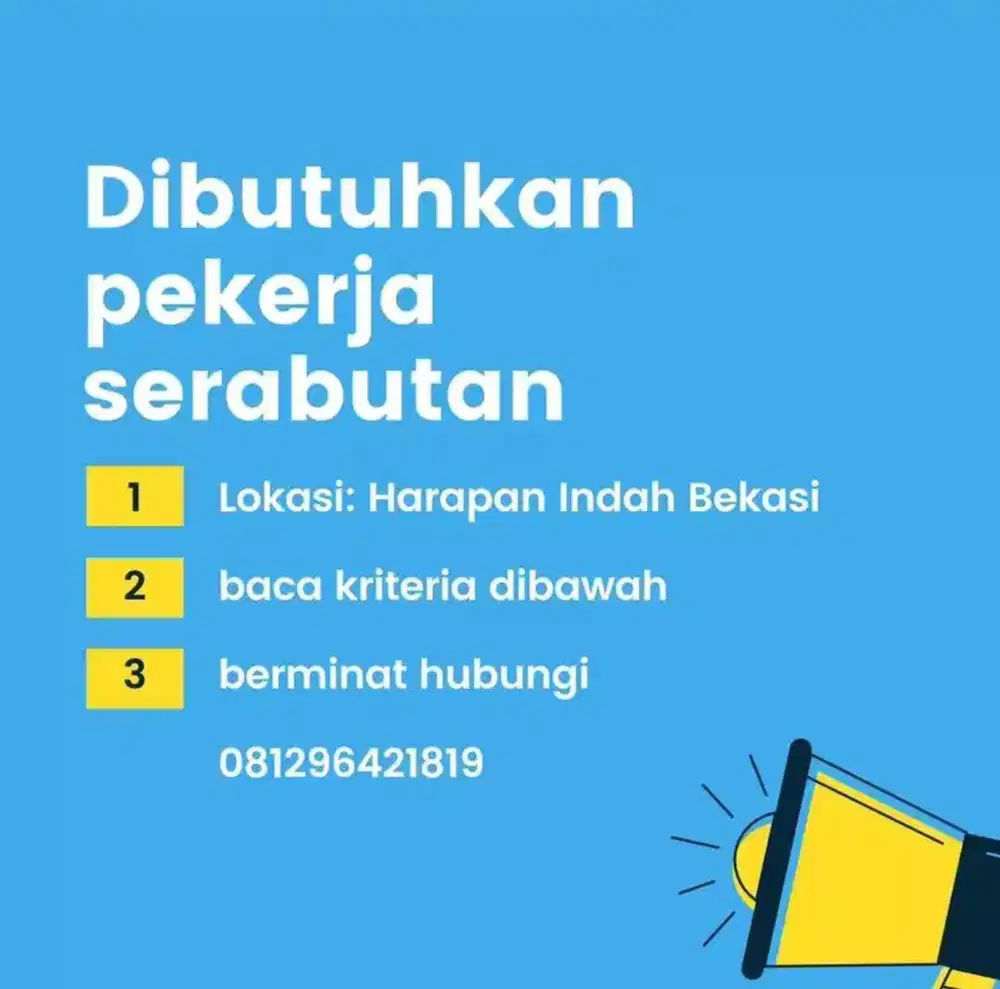 lowongan kerja dishwasher dan cookhelper