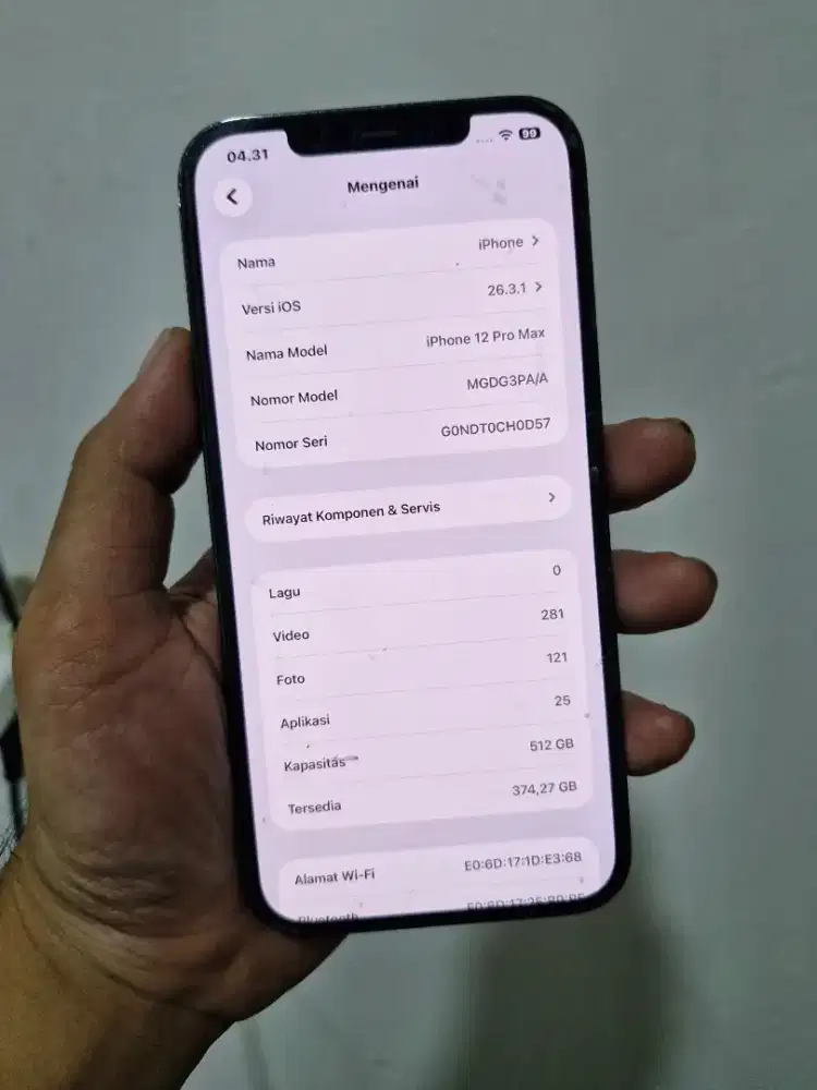 Iphone 12 promax ibox 512