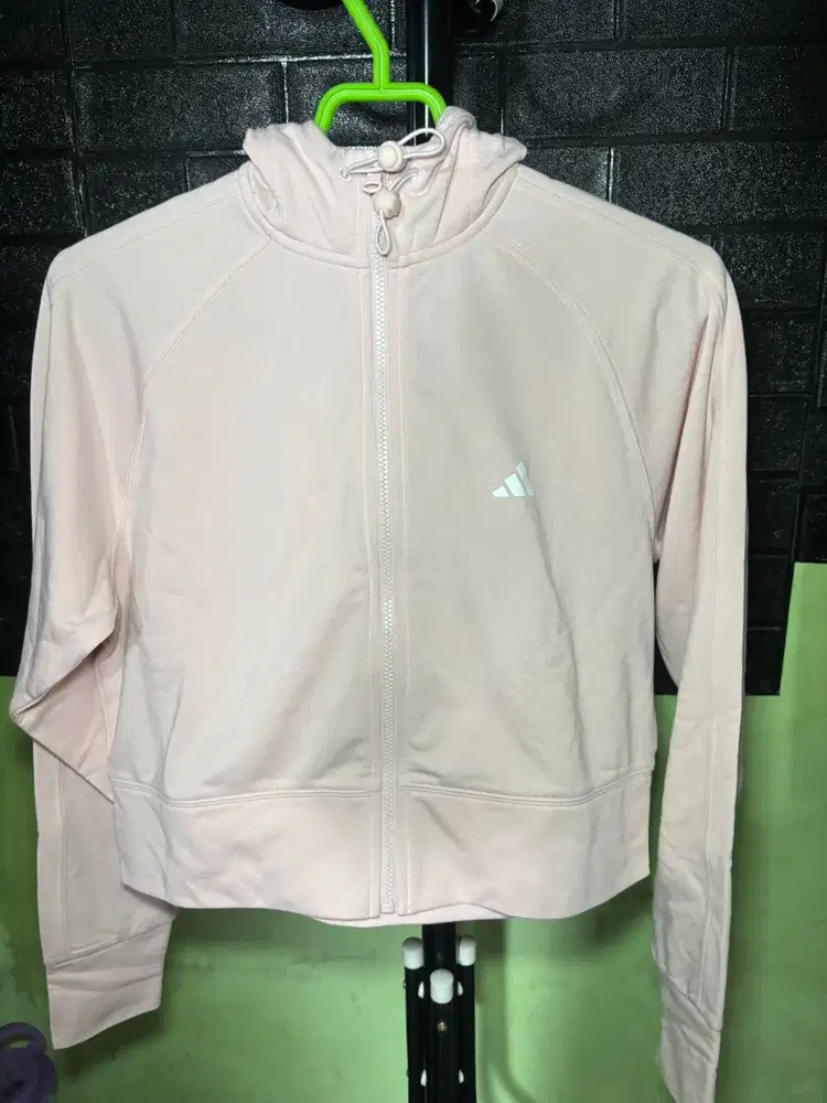Jaket Adidas Pink Original Size M Murah Siap Pakai