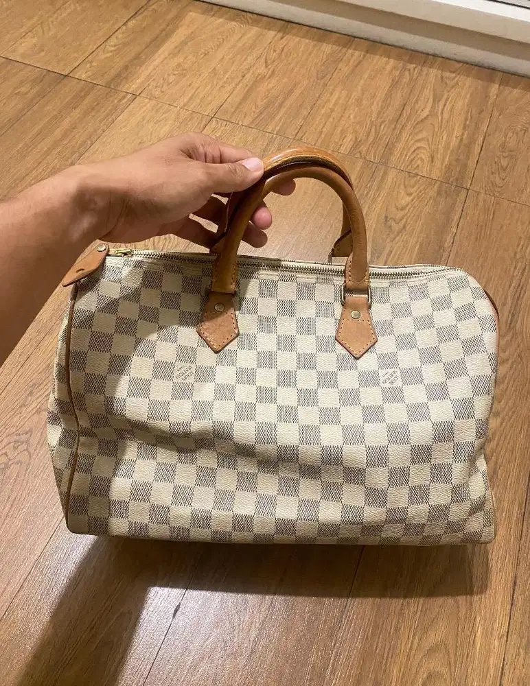 Louis vuitton speedy 35 damier azur