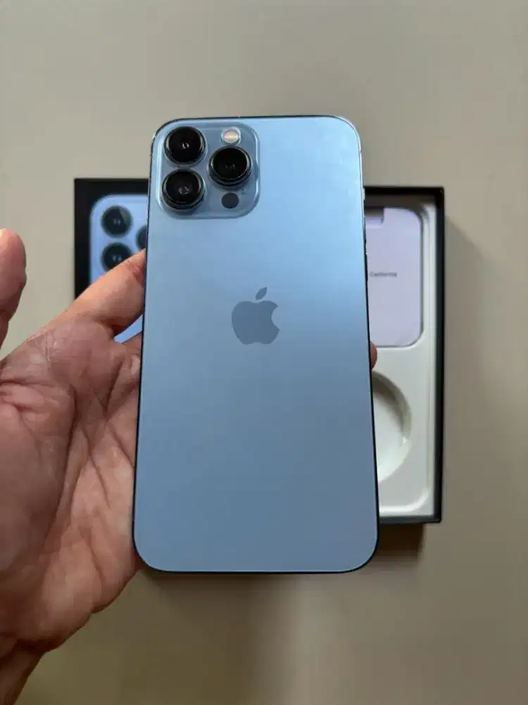 iPhone 13 Pro Max 256GB Sierra Blue Second Bea Cukai - Sinyal Permanen