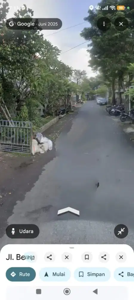 TANAH 1,5 ARE BEDAHULU JLN ASPAL 10 METER