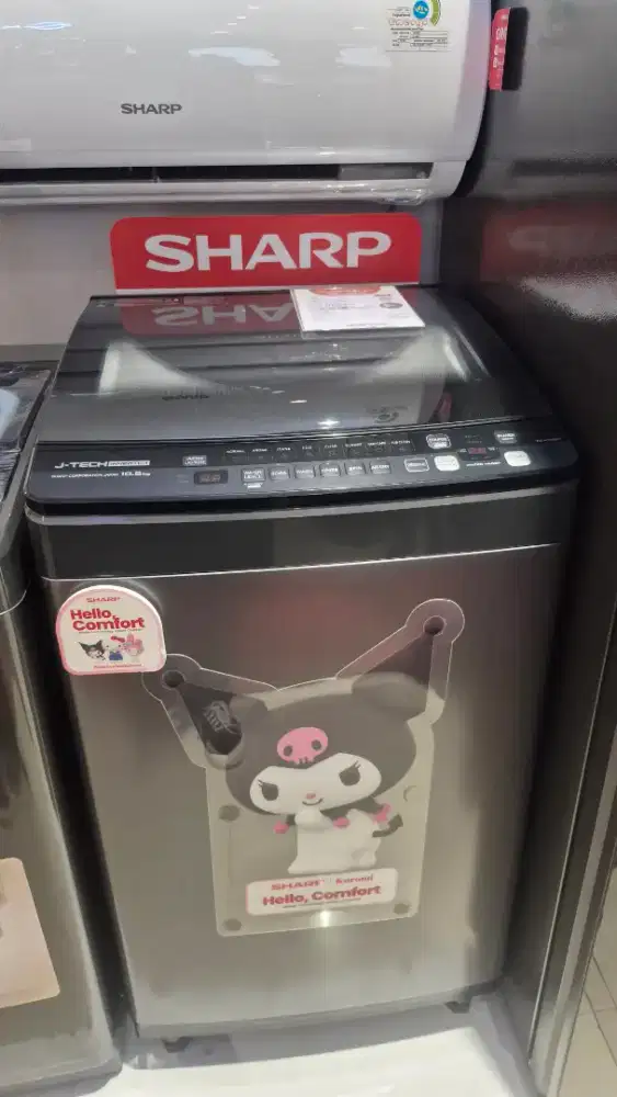 Ready stok mesin cuci sharp kapasitas 10,5kg