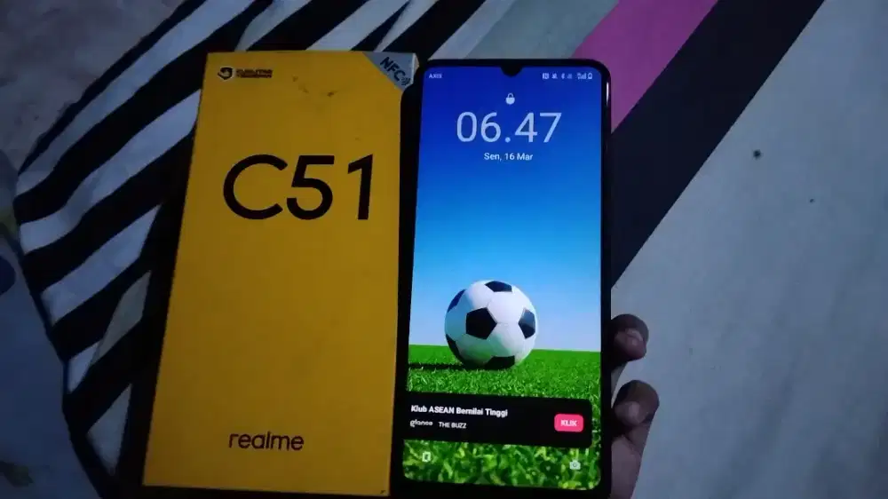 Realme C51 4/128 (Bisa +Ram) Ada NFC Fullset No Minus