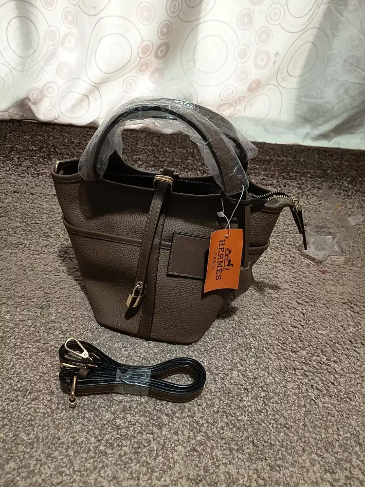 Tas wanita ala hermes picotin kulit