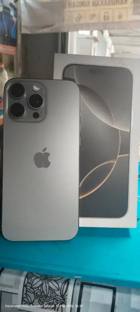 iPhone 16 pro max 256gb X garansi resmi like new