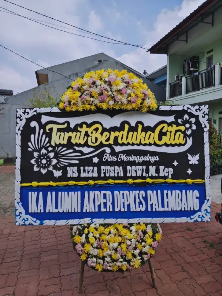 Karangan Ucapan Bunga Papan