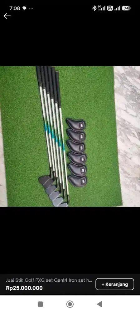 Stick golf PXG gent4 iron