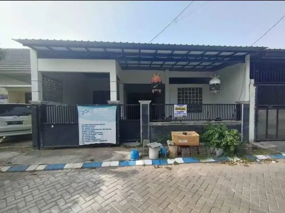 DIJUAL CEPAT RUMAH DI KAHURIPAN NIRWANA SIDOARJO CLUSTER GARDENIA (CLUSTER DEPAN) – LUAS 144 M2 (1,5 LANTAI)