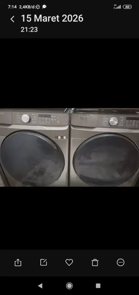 Mesin cuci merk samsung kap 16 kg