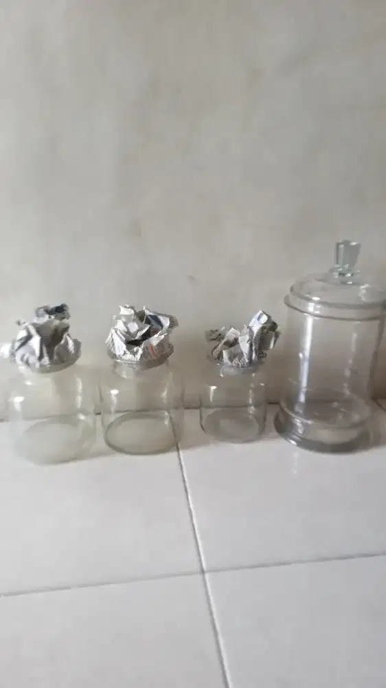 Toples jadul kristal Putih bening