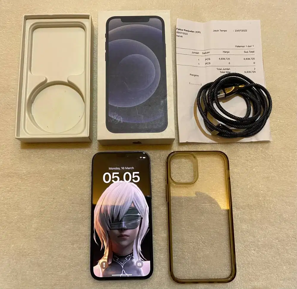 iphone 12 MINI 64gb black inter all opt mulus