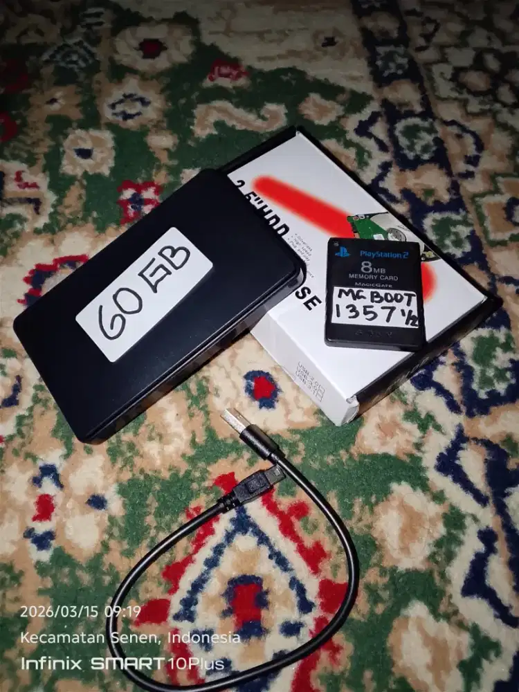 HDD 60GB isi 30 games ps2 n Mcboot multi 1357