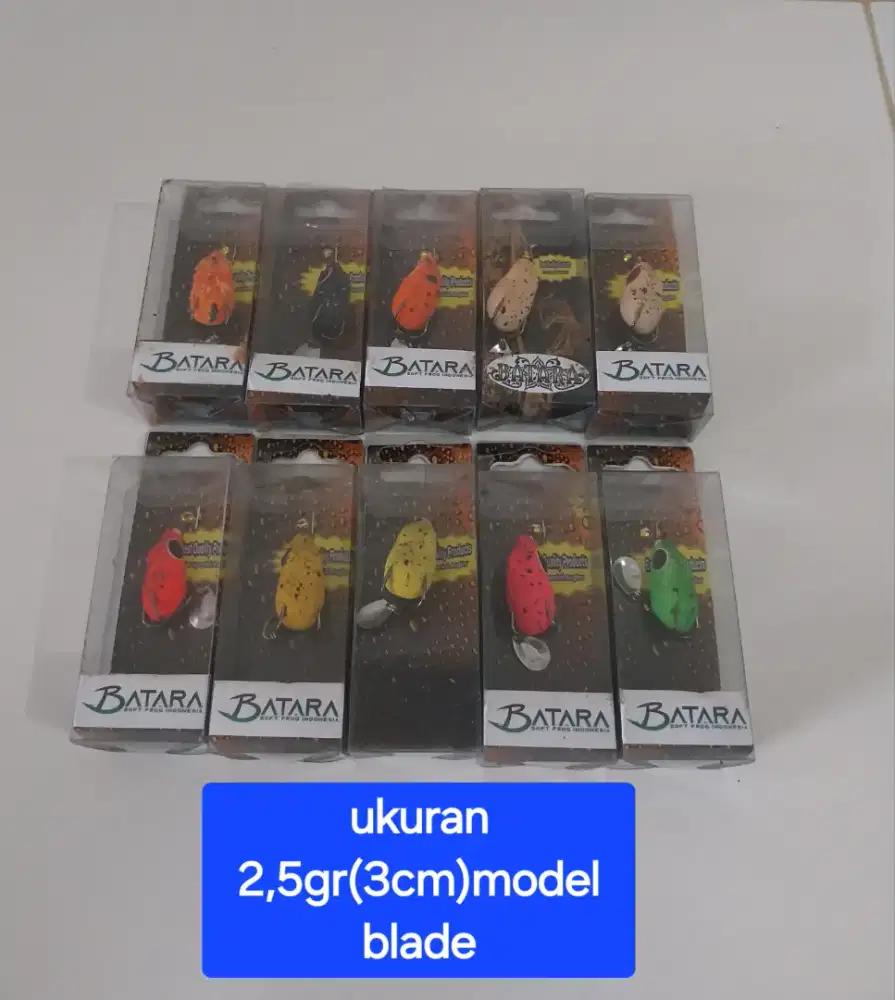 Jual borongan Soft frog,jump frog dan spinner
