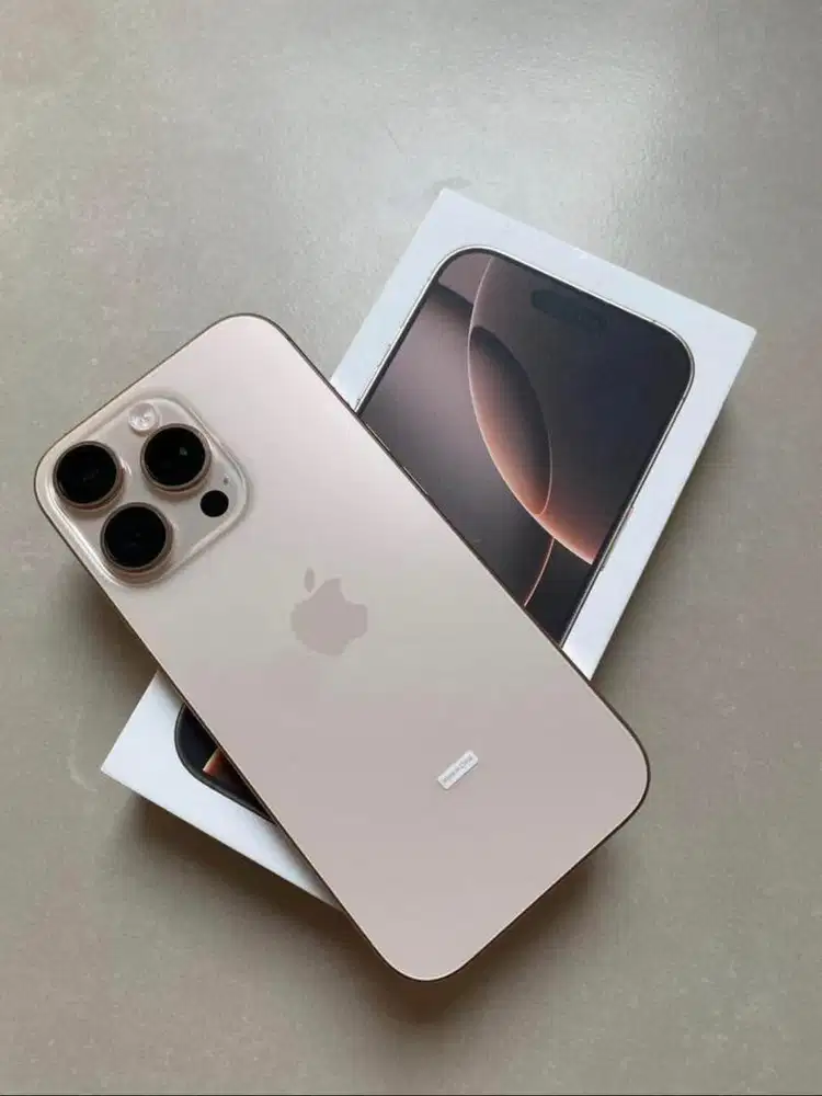 DIJUAL CEPAT! iPhone 16 Pro 256GB Dessert Titanium