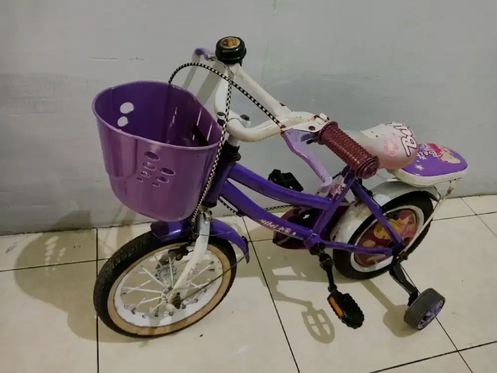 Sepeda anak warna ungu