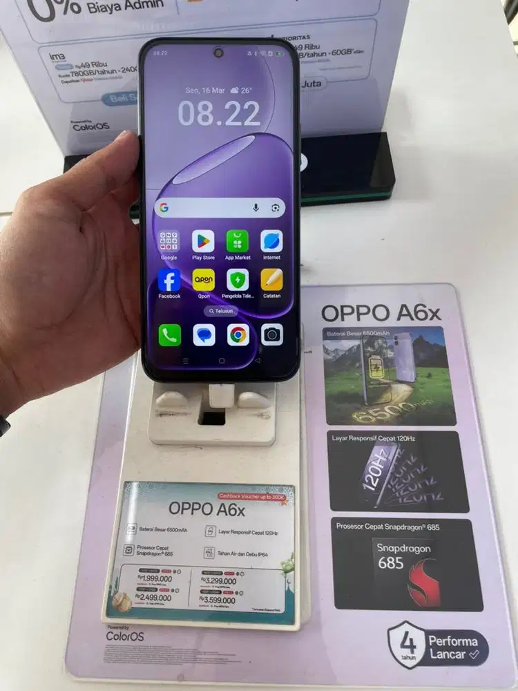 Oppo A6x 4/64GB 4/128GB 6/128GB Ready