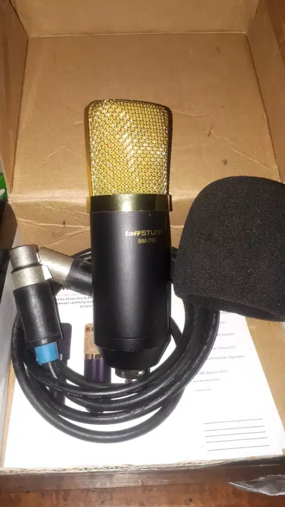 Microphone BM -700  (GOLD)