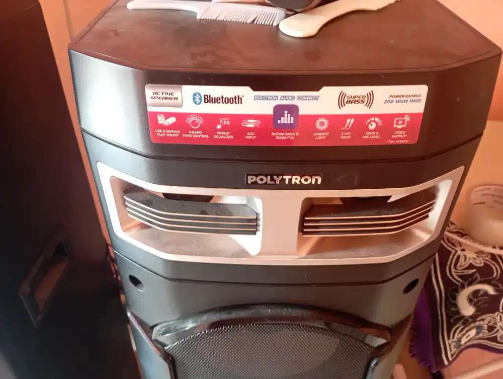 Polytron 10D22 speaker aktif bluetooth