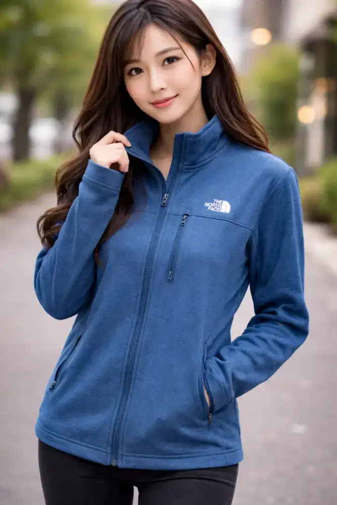  jaket The North Face Homesafe Full Zip Fleece untuk wanita. 
