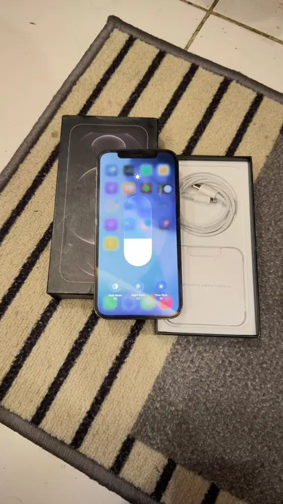 Iphone 12 Pro 128GB Graphite Terdaftar Mulus Lengkap